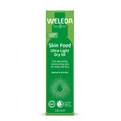 WELEDA SKIN FOOD ultraľahký suchý olej 100 ml – Obrázok 2
