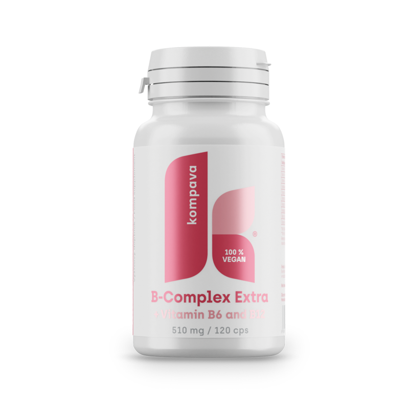 image_3776842dc9adfa3e KOMPAVA B-complex Extra + B6, B12 cps 1x120 ks – Obrázok 1