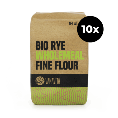 BIO Ražná múka celozrnná hladká - VanaVita – Obrázok 2