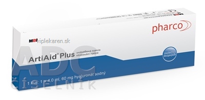 2kxuf10_400x400 ArtiAid Plus vnútrokĺbová injekcia predplnená, 60 mg hyaluronát sodný, 1x4 ml – Obrázok 1