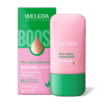 WELEDA Slow Aging Astaxanthin Serum Drops 30 ml – Obrázok 2