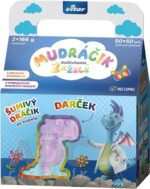 Vitar MUDRÁČIK multivitamín želé 2x50 ks + darček: šumivý dráčik, pre chlapca – Obrázok 3