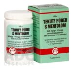 TEKUTÝ PÚDER S MENTOLOM sus der (fľ.PE) 1x100 g – Obrázok 2