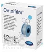 Omnifilm fixačná náplasť z transparentnej fólie na cievke (1,25 cm x 5 m) 1x1 ks – Obrázok 2