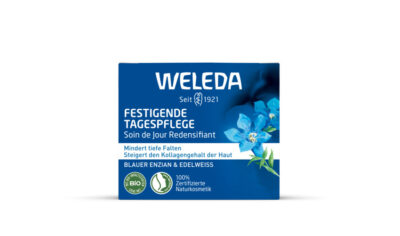 WELEDA LIFTINGOVÝ DENNÝ KRÉM modrý horec a plesnivec alpínsky 40 ml – Obrázok 2