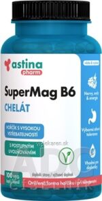 Astina SuperMag B6 CHELÁT cps s postupným uvoľňovaním 1x100 ks – Obrázok 2