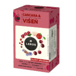 LEROS ČAJOVÁ CHVÍĽKA VIŠŇA & CASCARA bylinný čaj aromatizovaný, nálevové vrecká 20x2 g