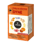 LEROS ČAJOVÁ CHVÍĽKA CHILLI & ZÁZVOR TEKVICA bylinný čaj aromatizovaný, nálevové vrecká 20x2 g