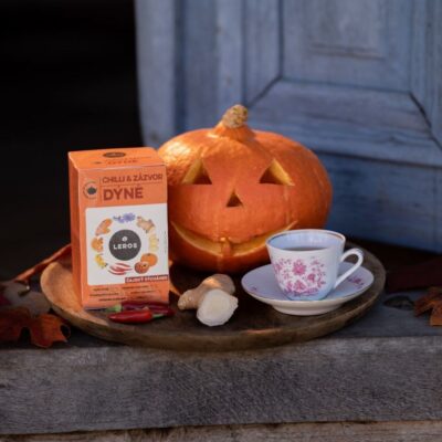 LEROS ČAJOVÁ CHVÍĽKA CHILLI & ZÁZVOR TEKVICA bylinný čaj aromatizovaný, nálevové vrecká 20x2 g – Obrázok 3