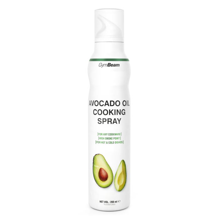 avocado_oil_cooking_spray_200_ml_gymbeam_1 Avokádový olej v spreji - GymBeam – Obrázok 1