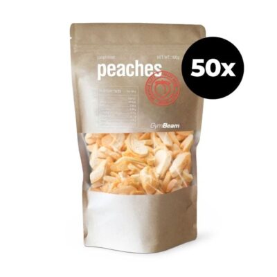 Lyofilizované broskyne - GymBeam – Obrázok 2