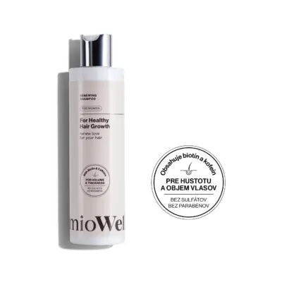 mioWell Šampón na podporu rastu vlasov pre ženy 250 ml – Obrázok 3