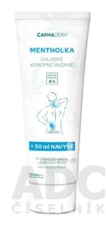 Cannaderm MENTHOLKA chladivé konopné mazanie 1x250 ml – Obrázok 2